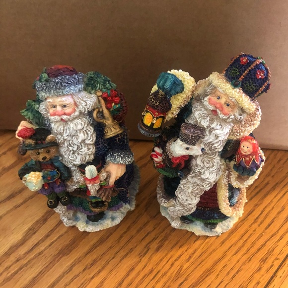 2 1998 Crinkle Clause Collectors Figurines - Picture 4 of 11